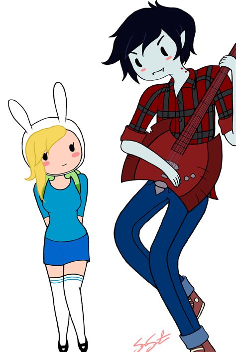 Fionna And Marshall Lee By Ciaxlia On Deviantart