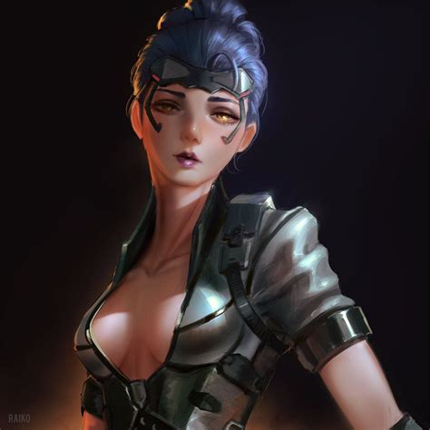 pin by mighty s art on anime and manga illustration overwatch fan art widowmaker overwatch