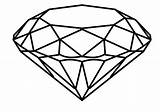 Diamante Diamant Diamantes Effortfulg Coloriage Colorier Gioiellis Dessiner Abrir Diamanti Sui Brillante Taglio sketch template