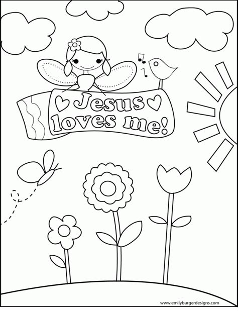 jesus loves  coloring pages coloring home