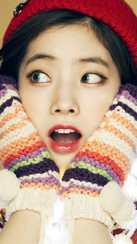 hp21 girl cute surprise kpop winter asian wallpaper