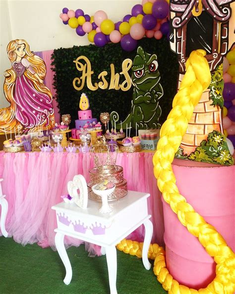 Detalles De Fiesta Rapunzel 💓💓💓 Festa Enrolados Festa Aniversario Festa