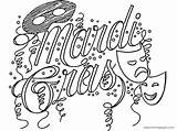 Gras Mardi Coloring Pages Masks Printable Popular Drawing Occasions Holidays Special Coloringhome sketch template