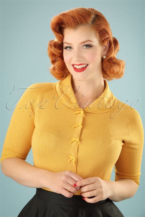 1950s rockabilly and pinup tops shirts blouses 40s april bow cardigan