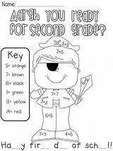 Grade Coloring 2nd School First Second Back Pages Work Morning Printable Welcome Students Kindergarten Pirate Elementary Ready Activities Third Word sketch template