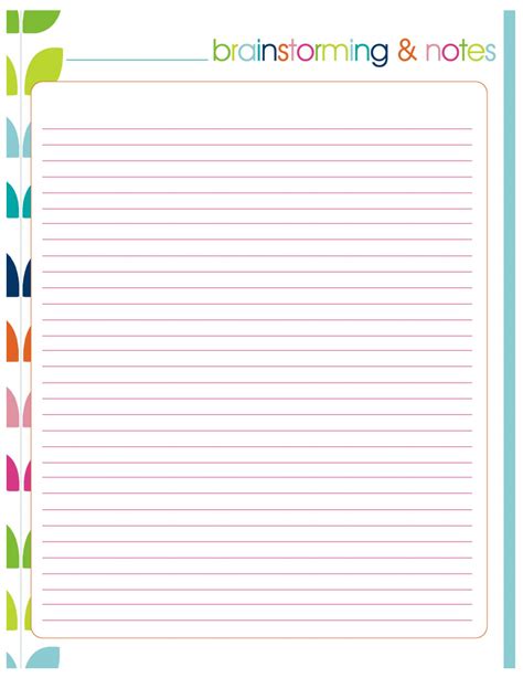 cornell notes template  printable examples  note image   card word dr