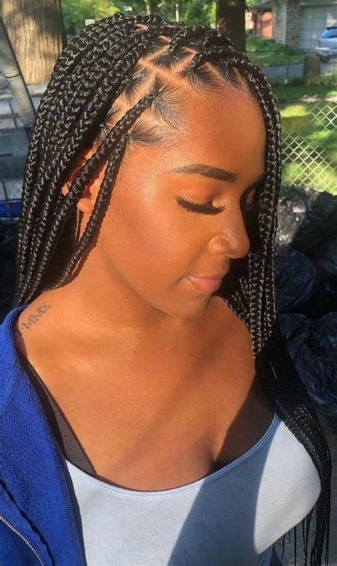 hairstyles you can do with knotless braids 27 beautiful box braid