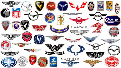 car logos  wings   brands