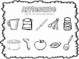 Applesauce sketch template