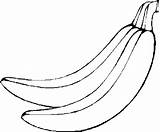 Banane Platanos Groente Kleurplaten Platano Frutas Frutta Fruchte Ausmalbild Animaatjes Frucht Obst Anderen Ordnung Benutzen Genügt Webbrowser Einen Ausmalen2000 sketch template