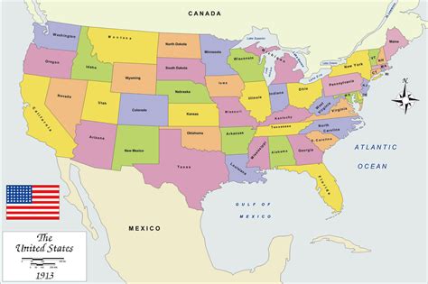 usa map  states