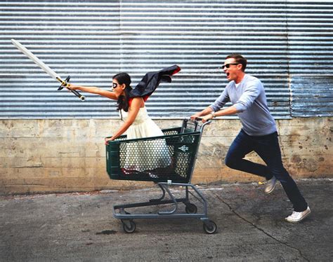 shopping cart chariot dance  pose reference photo