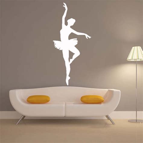 ballerina fashion vinyl wall stickers ballet dancer wall decal ballet