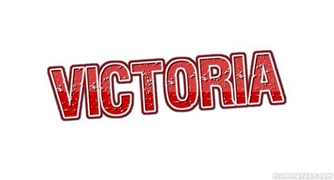 victoria logo   design tool  flaming text