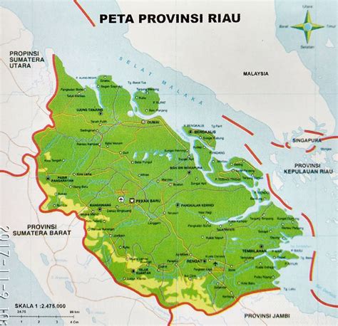Letak Geografis Provinsi Riau Lengkap Peta 