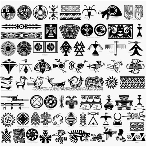native american symbols printables