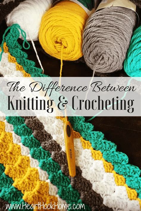 difference  knitting  crocheting