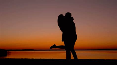 couple kissing silhouette stock videos and royalty free footage istock