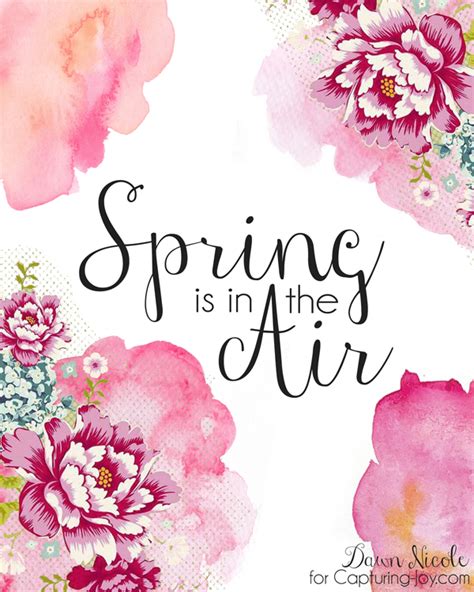 ten beautiful  spring printables thrifty decor chick thrifty