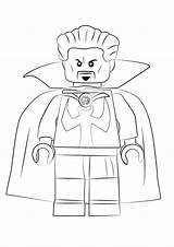 Strange Lego Doctor Coloring Pages Printable Categories Marvel sketch template