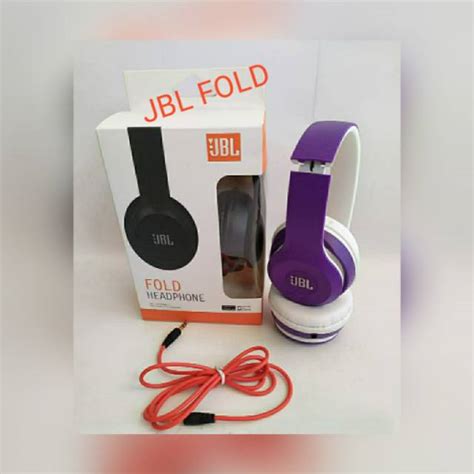 jual headphone jbl fold model lipat  kabel shopee indonesia