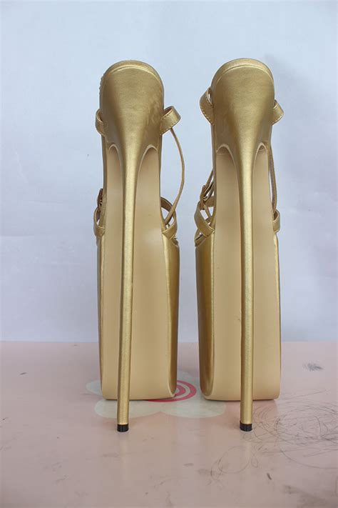 2015 New 12inch Extreme High Heel Sandal 30cm Heel With Platform Sexy