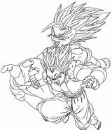 Vegito Coloring Pages Gogeta Vegetto Deviantart Uchiha Colouring Getdrawings Color Template sketch template