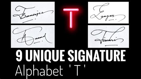 create  signature  unique signature alphabet  anup