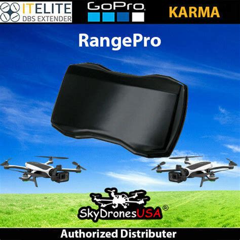 itelite dbs flight range extender antenna gopro karma rangepro ebay