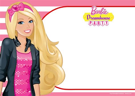 editable barbie birthday invitations templates  birthday wishes