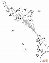 Principe Piccolo Prince Uccelli Migrating Principito Oiseaux Planete Disegnare sketch template