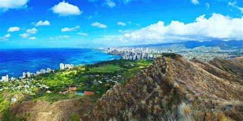 waikiki beach view  diamond head pentax user photo gallery