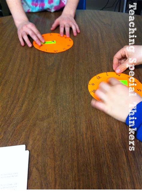 telling time  easy peasy teaching special thinkers