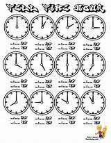 Clock Pages Coloring Face Hour Kids Learning Color Time Hours Clocks Telling Bold Learn Coloringpagesonly Yescoloring Print Worksheets Steampunk Wall sketch template