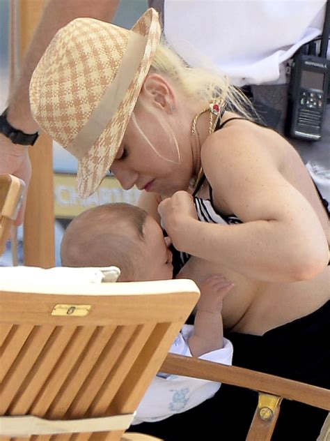 Gwen Stefani Steps Up Breast Feeding Game Of The Day