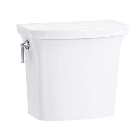 kohler corbelle  gpf single flush toilet tank   white     home depot