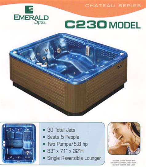 emerald spa chateau  cny hot tubs