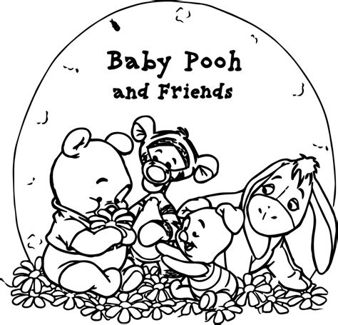 pooh bear baby pooh coloring page wecoloringpagecom