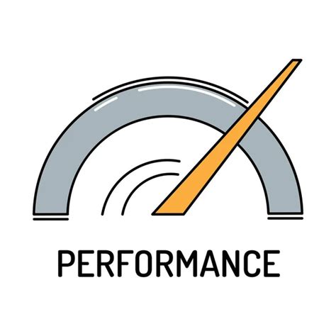 performance icon vector art stock images depositphotos