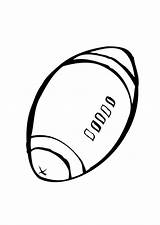 Coloring Rugby Ball Large sketch template