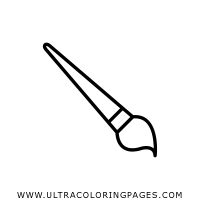 paintbrush coloring page ultra coloring pages