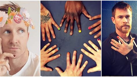 Nailed It Why ‘polished Men’ Have One Painted Fingernail This October