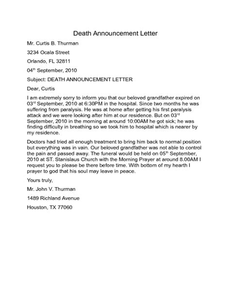 announcement letter templates fillable printable  forms