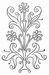 Patterns Embroidery Hand Designs Flower Needlenthread Pattern Needle Printable Vintage Drawing Hope Enjoy Flowers Stitches Them Thread Crewel Do Choose sketch template