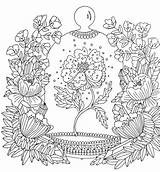 Malvorlagen Trolle Lustige взрослых раскраски арт терапия антистресс Mandala Klara Markova Blumen Collagen sketch template