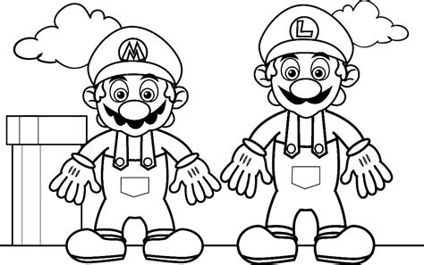 super mario coloring pages  coloring kids