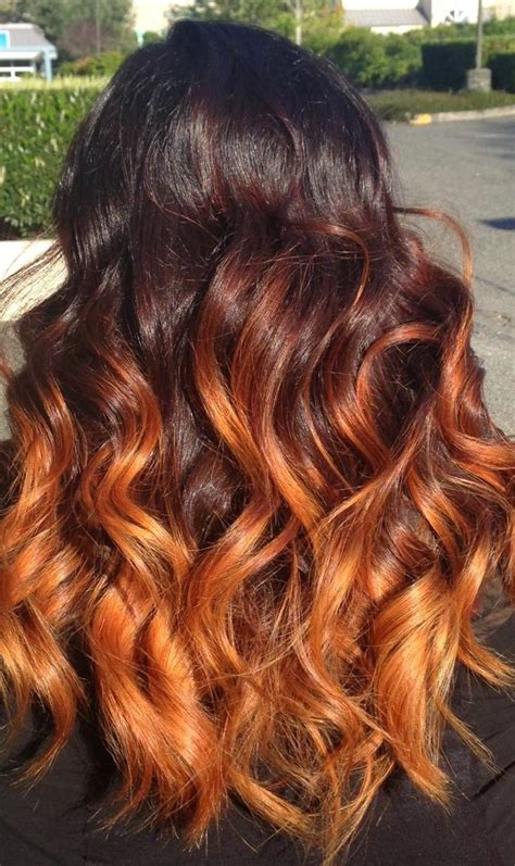 Ombre Is Here To Stay Brown Hair Fade Orange Ombre