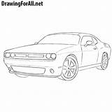 Dodge Challenger Draw Drawing Drawingforall Car Muscle Cars sketch template