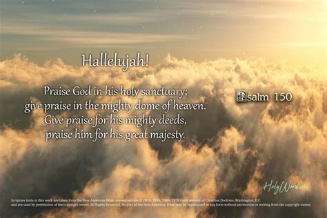 psalm  hallelujah praise god holywordcom