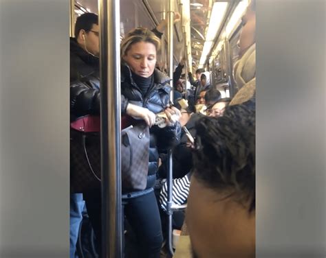 anna lushchinskaya nyc subway white woman attacks asian female
